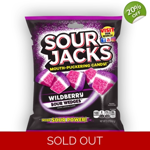Sour Jacks Wildberry Fruits - Soft Chew Candy